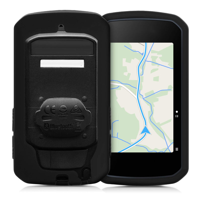 kwmobile Case Compatible with Bryton Rider 750 - Case Soft Silicone Bike GPS Protective Cover - Black