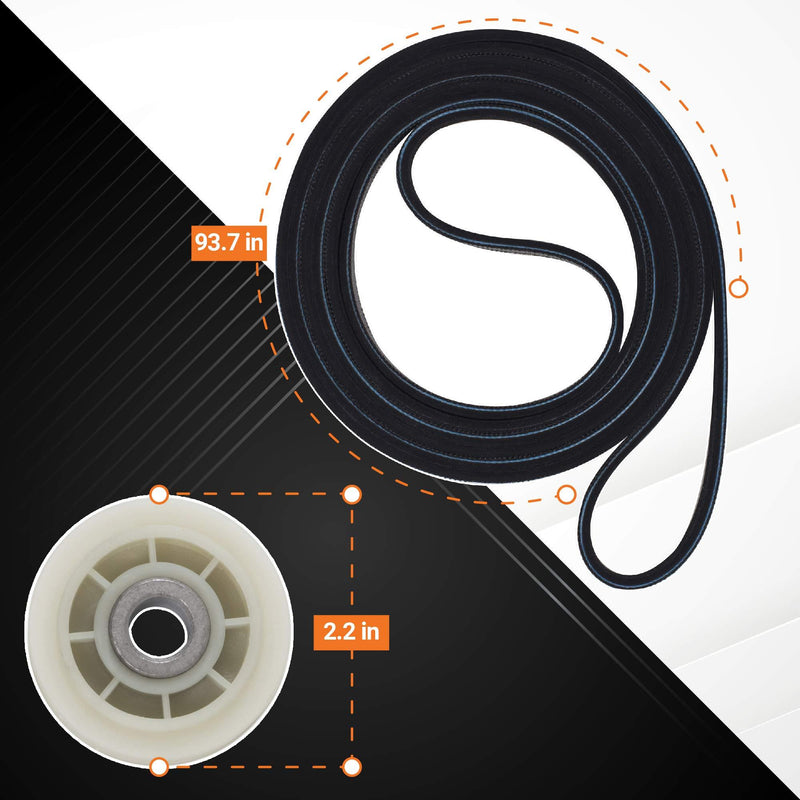 Ultra Durable 4392067RC 27-inch Dryer Repair Kit Replacement by Blue Stars - Exact Fit for Whirlpool & KitchenAid Dryers - Replaces 4392067RC 4392067VP 587637 80047 AP3109602