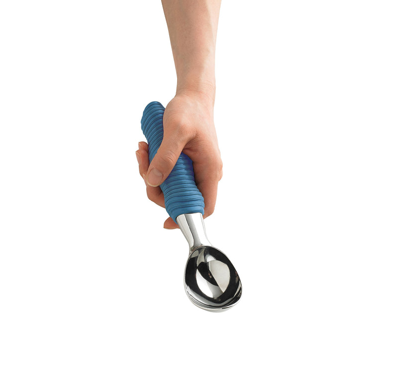 HealthSmart Vivi uGrips Ergonomic Universal Handle Grips for Home, Kitchen, Sporting Equipment, Garden and the Outdoors, Comfortable and Versatile, 3 Grips, Blue, Green, Gray