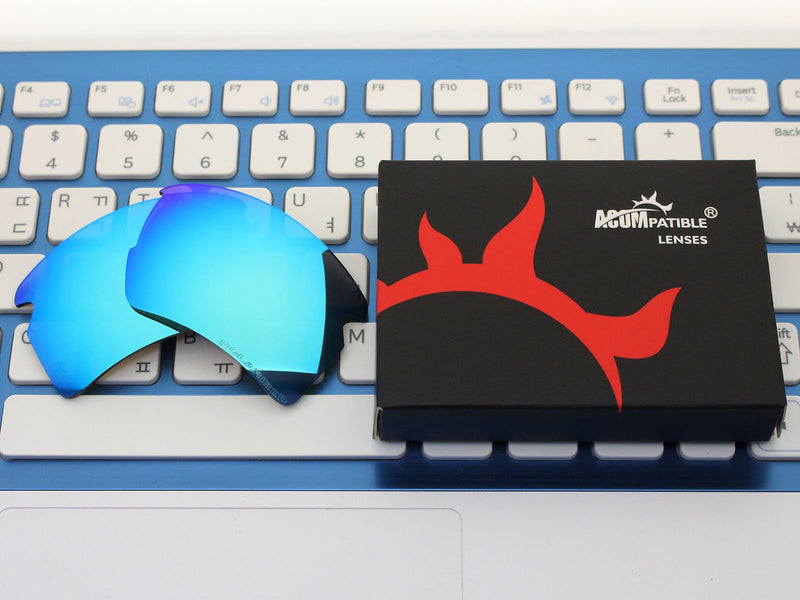 ACOMPATIBLE 4 Pair Replacement Polarized Lenses for Oakley Flak 2.0 XL Sunglasses OO9188 Pack P7