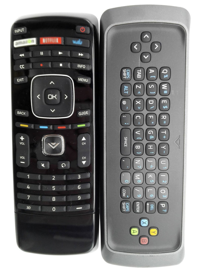 XRV1TV 3D XRT301 Remote Control Compatible Vizio Smart TV with Keyboard Vudu Amazon Netflix APPs