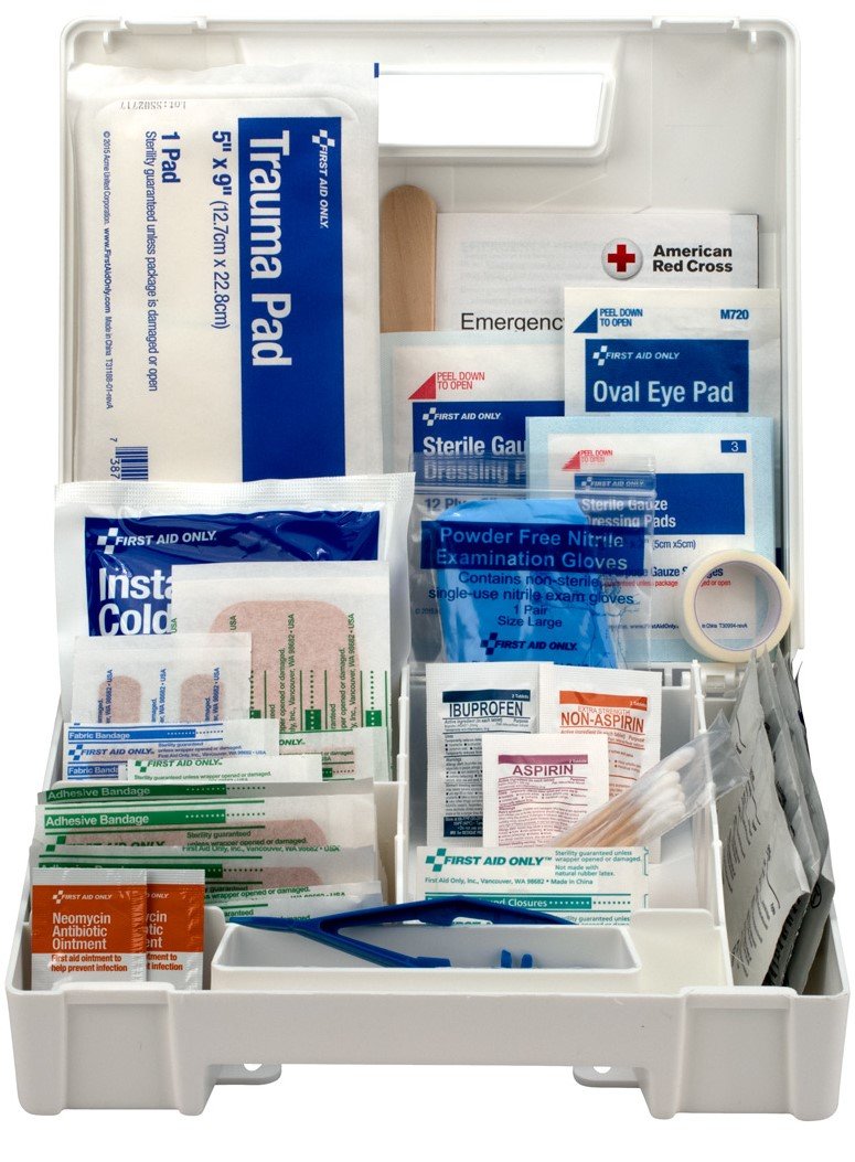 First Aid Only First Aid Kit FAO-132 Plastic Case 131 Piece