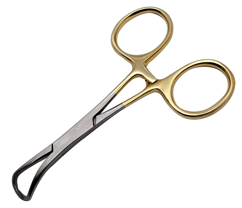 Towel Clamp Backhaus Forceps Gold Plated 3.5" Medical Surgical Instrument ARTMAN