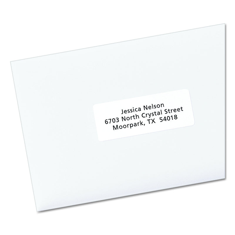 Avery White EcoFriendly Address Labels, 1 x 2.625 Inches, Box of 750 (48160)