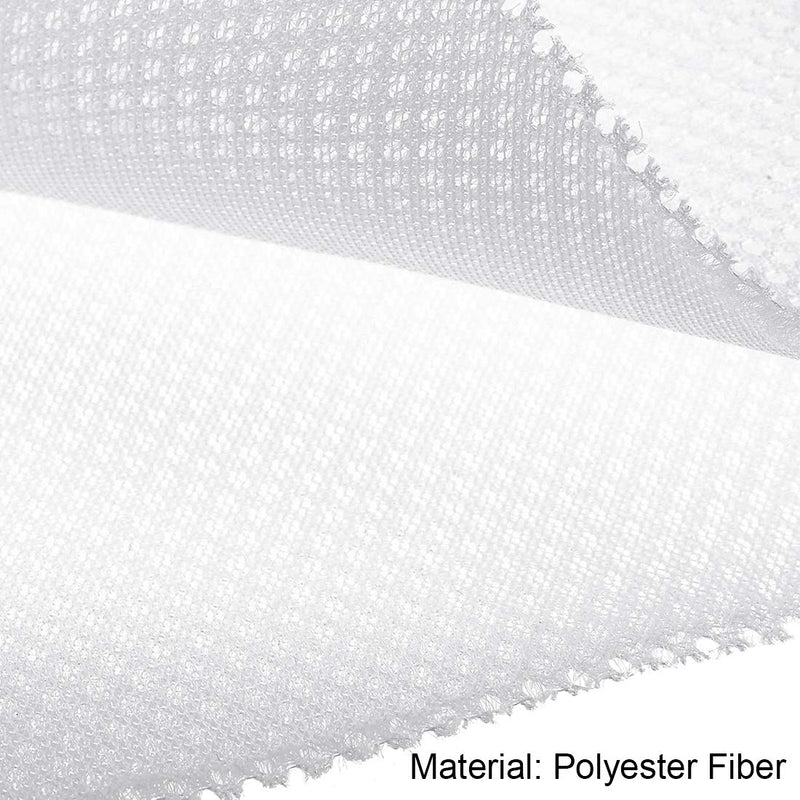 uxcell White Speaker Mesh Grill Stereo Fabric Dustproof 0.5x1.45M 20 x 57 inch