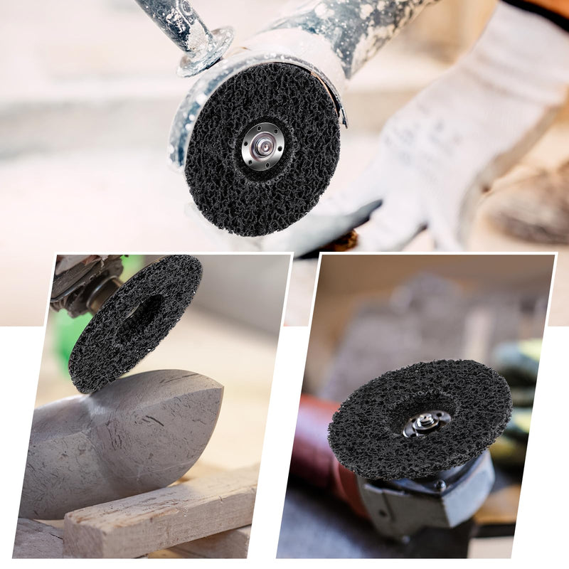 125 mm CSD disc sanding disc, 5 pieces black cleaning disc set, sanding disc nylon fabric disc clean strip disc, remove paint, rust