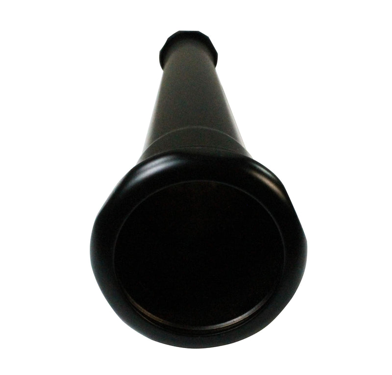 Westbrass D42316-62 1-1/2" x 16" Double Ended Slip-Joint Extension Tube, Matte Black