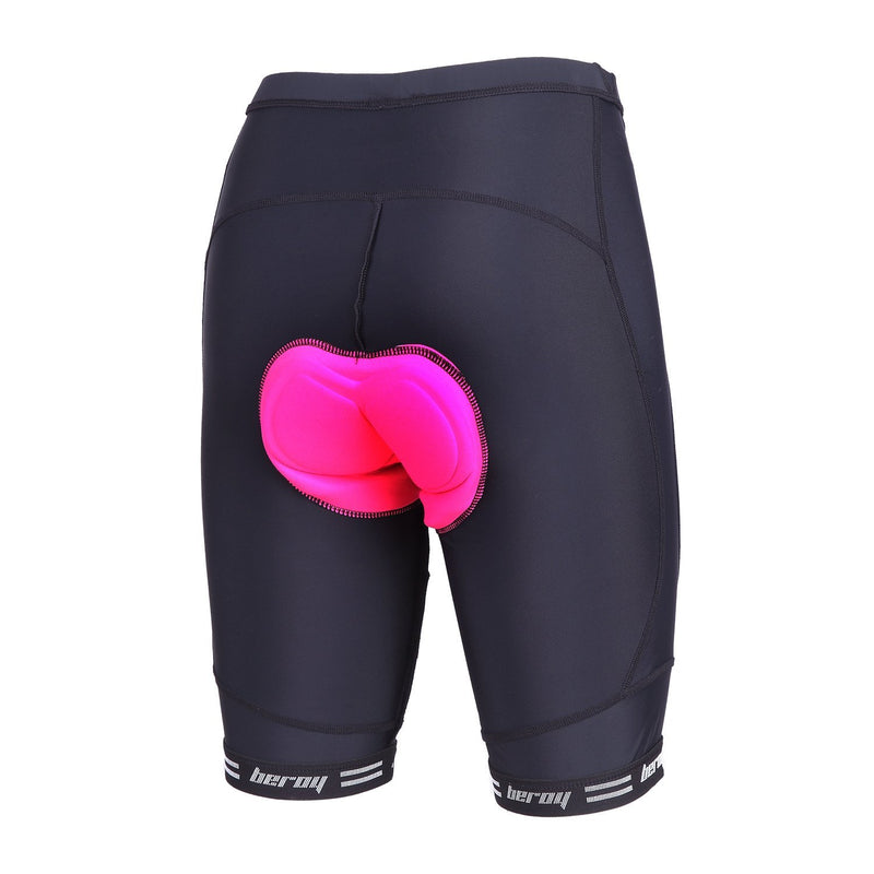 beroy Womens Bike Shorts with 3D Gel Padded,Cycling Women's Shorts X-Small Black