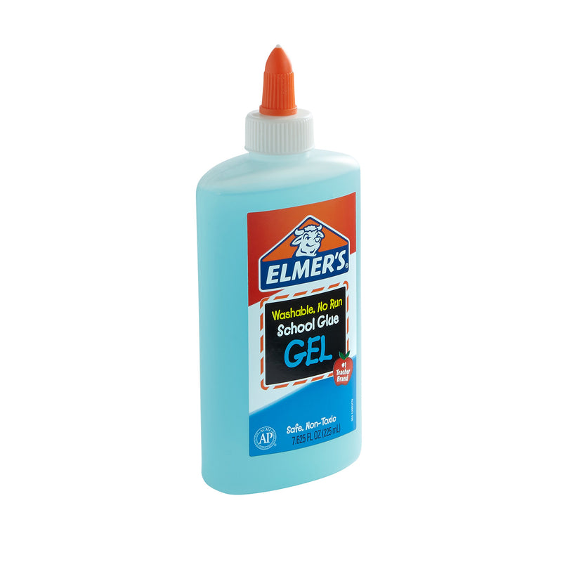 Elmer’s Liquid Gel School Glue, Washable, 7.625 Ounces, 1 Count 7.625 oz Blue Gel STANDARD