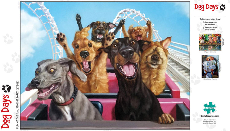 Buffalo Games - Fun at The Amusement Bark - 750 Piece Jigsaw Puzzle