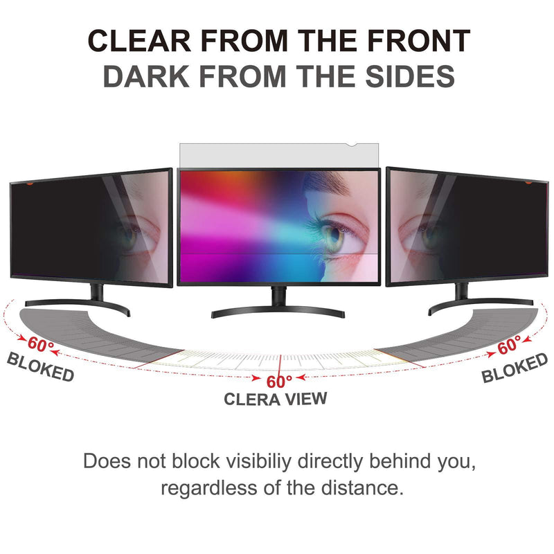 21.5 inch Computer Privacy Screen Filter - Compatible 16:9 Aspect Ratio Widescreen Monitor - Blue Light Filter - Anti-Glare & Anti-Scratch Protector Film (21.5" Widescreen (16:9)) 21.5" Widescreen (16:9 )