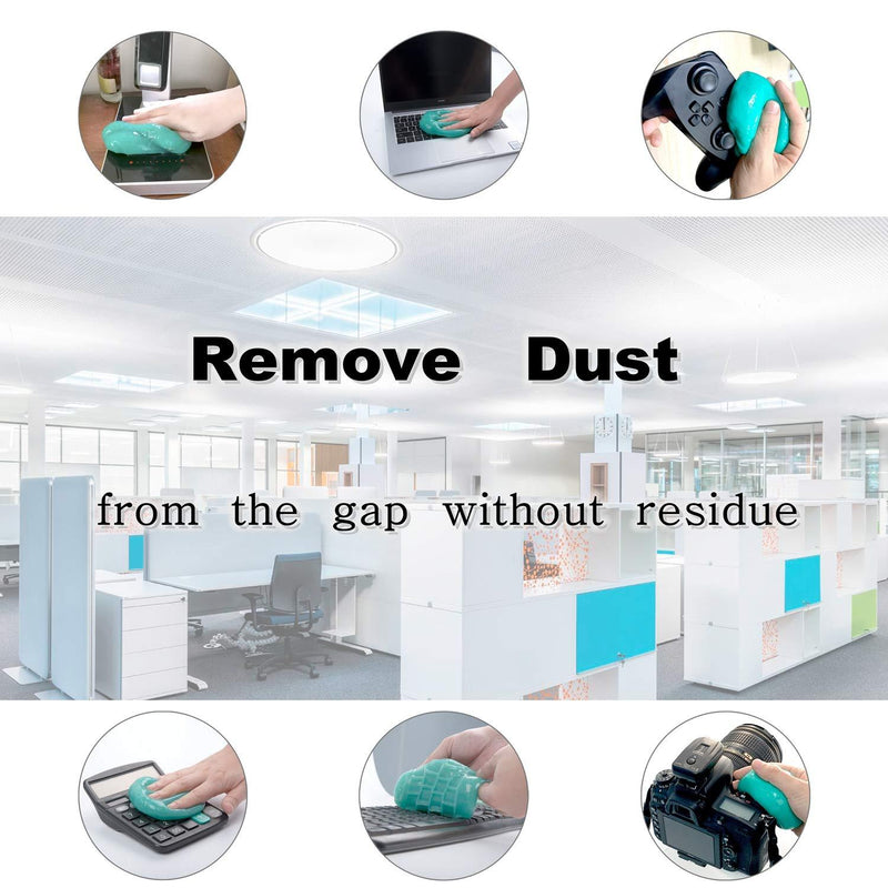 Keyboard Cleaning Gel Car Cleaning Gel Car Cleaner Gel Detailing Putty Dust Cleaning Tool for PC Tablet Laptop,Car Vents,Car Interiors,Home,Printers,Electronics Remove Dust,Pet Hair
