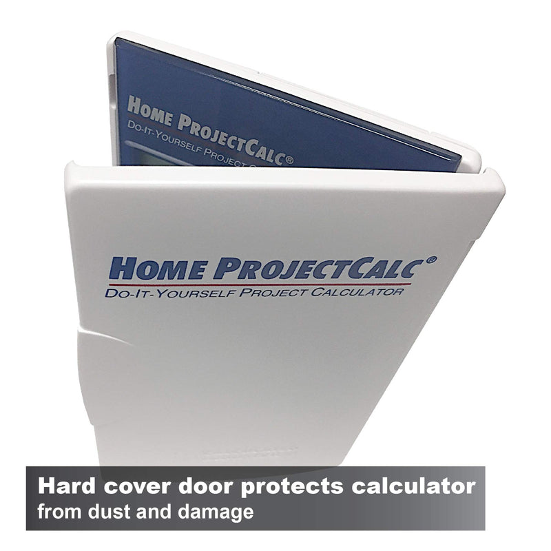 Calculated Industries 8510 Home ProjectCalc Do-It-Yourselfers Feet-Inch-Fraction Project Calculator | Dedicated Keys for Estimating Material Quantities and Costs for Home Handymen and DIYs, White