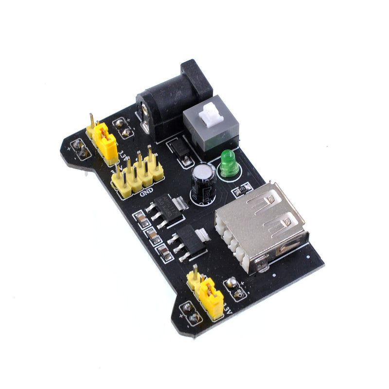 Oiyagai 5pcs Breadboard Power Supply Module 3.3V/5V for Arduino Board Solderless Breadboard