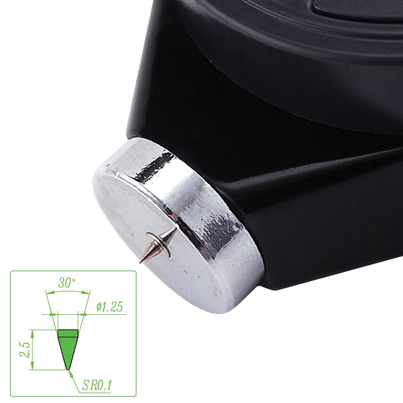 Digital 0-100HD Shore D Hardness Durometer Scale for Rubber, Tires and Plastic (D)