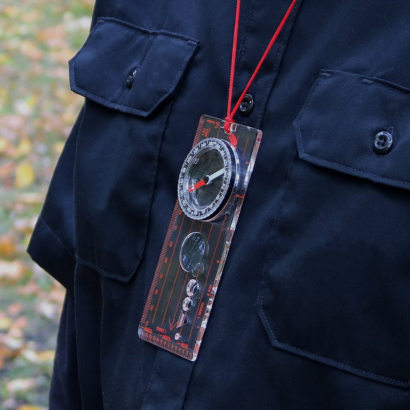 Coghlan's Map Compass Deluxe W/ Lanyard