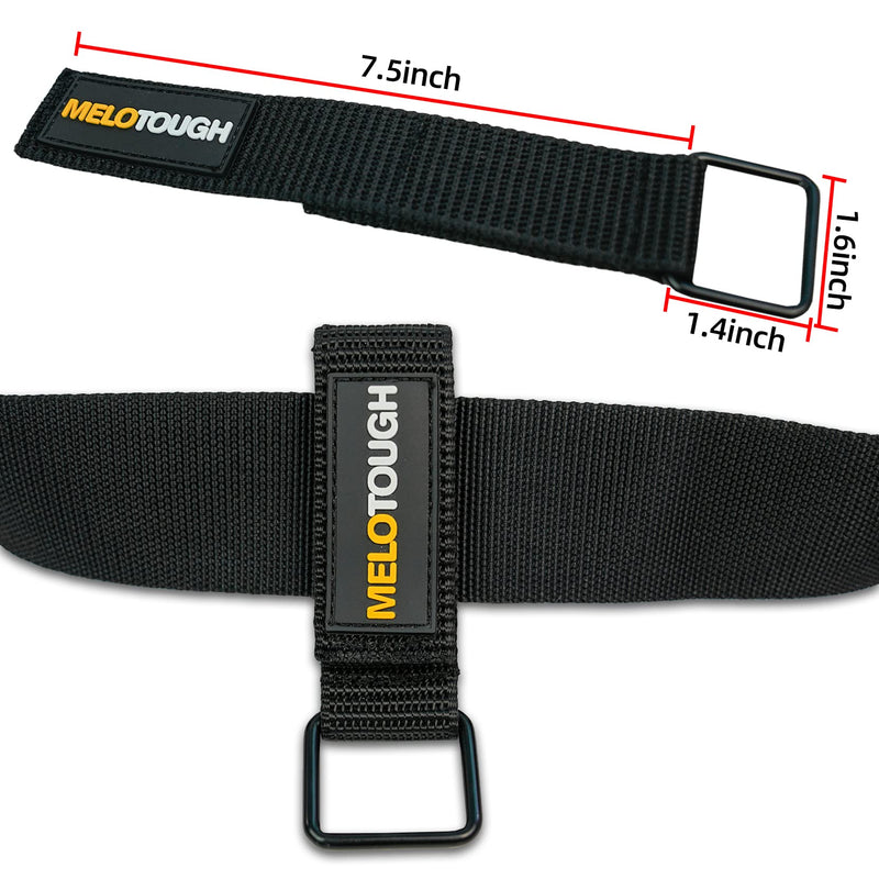 MELOTOUGH 2 Pcs Tape Measure Holder Tool Belt Loop Belt Clip Drill Impact Tool Holster - for Tape Measure, Drills, Clipped Tools…
