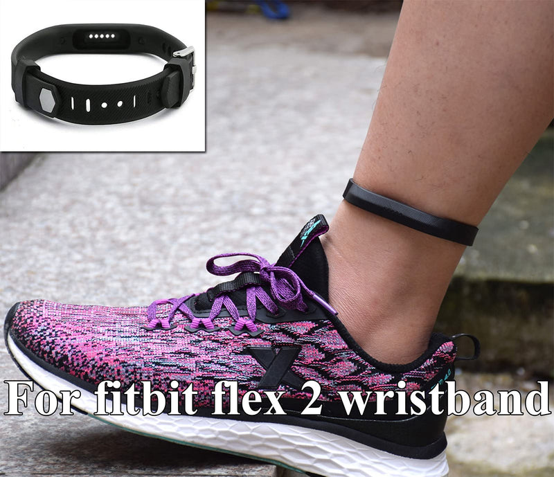 Extender Band Compatible with Fitbit Flex/2 Fitbit Alta Fitbit Luxe Watch Band, Band Extender for Larger Wrist or Ankle Wear (Black)