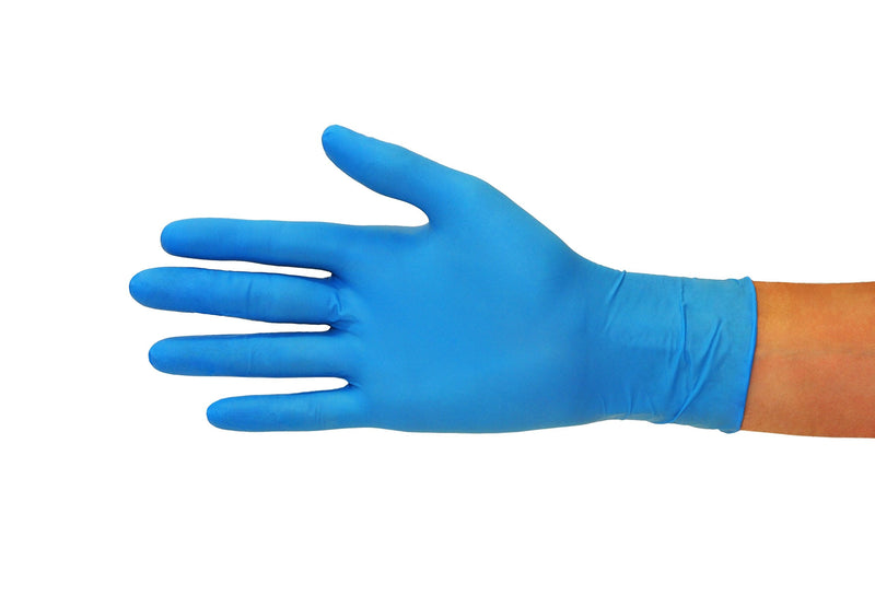 SF Medical Products GmbH Disposable Gloves XL Blue Pack of 100 Box Disposable Gloves Powder-Free Nitrile Gloves Non-Sterile Rubber Gloves Nitrile Gloves