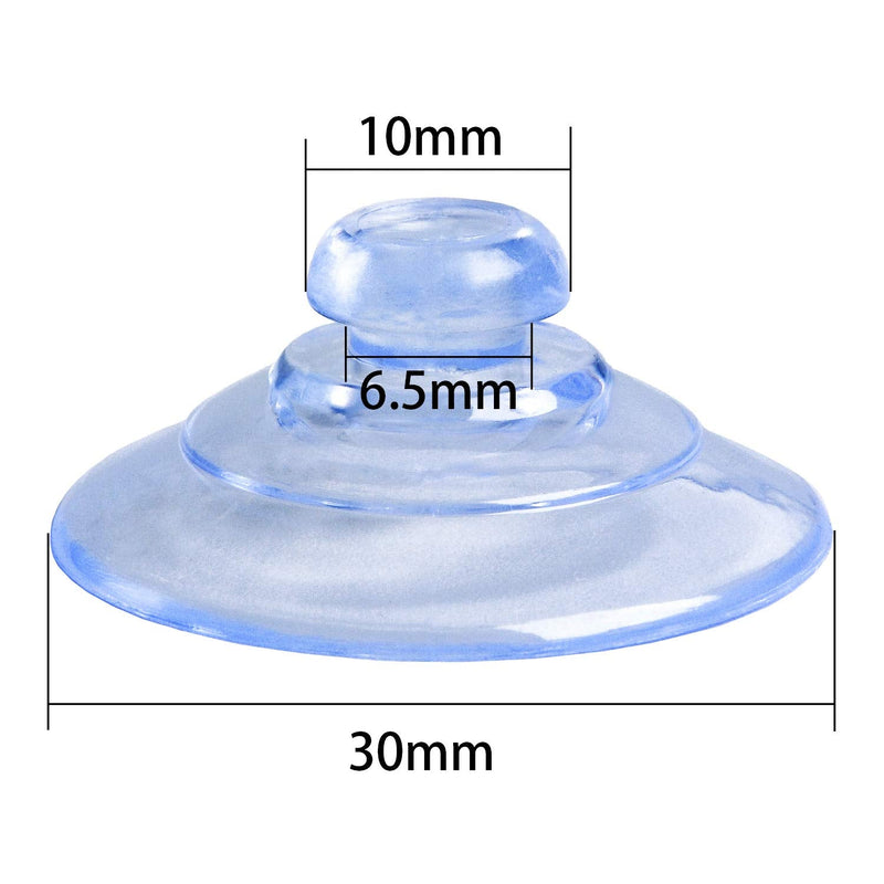 HSTECH 8 Pcs Radar Detectors Suction Cups for Clear Cobra Escort and Beltronics Radar Detector Mount