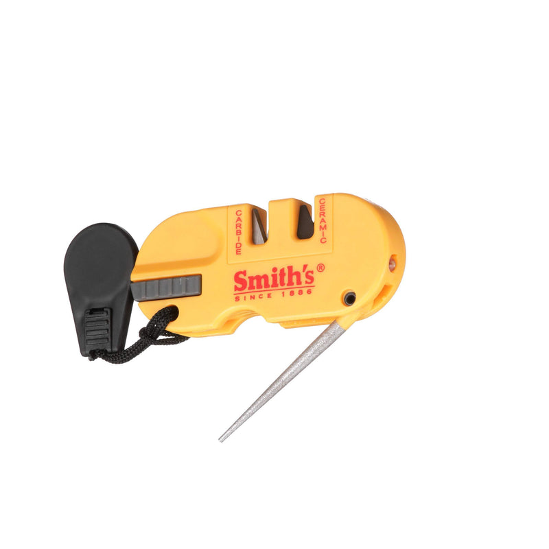Smith's - S-50364 50364 Pocket Pal X2 Sharpener & Outdoors Tool Yellow