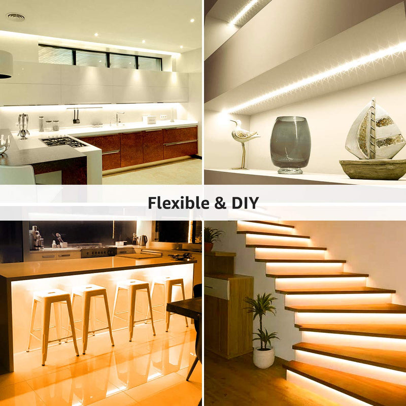 Lepro LED Strip Light, 3000K-6000K Tunable White, 16.4ft Dimmable Bright LED Tape Lights, 300 LEDs 2835, Strong 3M Adhesive, Suitable for Home, Kitchen, Under Cabinet, Bedroom 16.4 ft