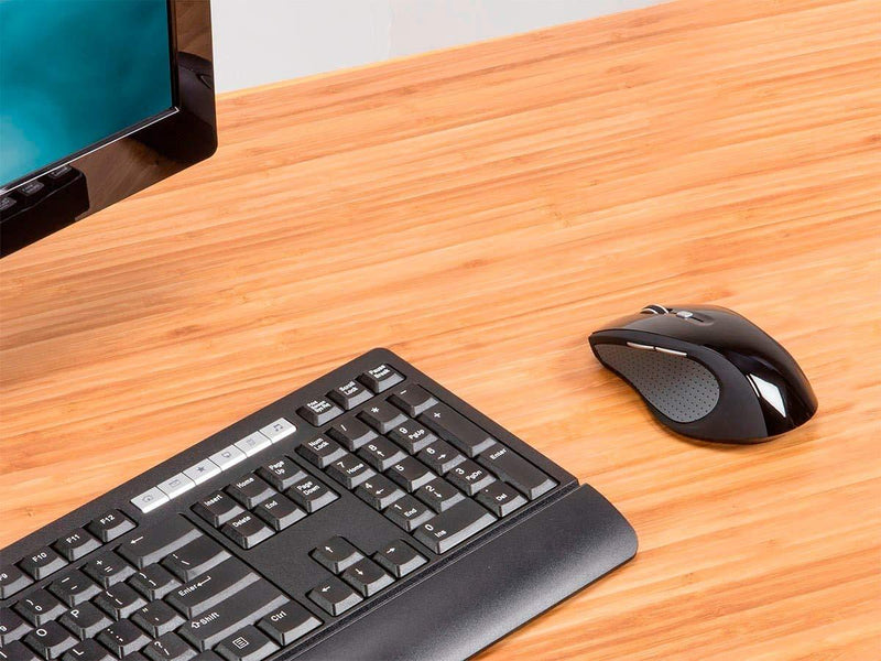 Monoprice Select Wireless Ergonomic Mouse - Black - Ideal for Work, Home, Office, Computers - Workstream Collection