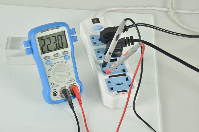 BTMETER BT-39C True RMS Digital Multimeter Auto Ranging for AC DC Voltage,Current, Resistance, Capacitance Tester with Temp Battery LED Test Auto Backlit
