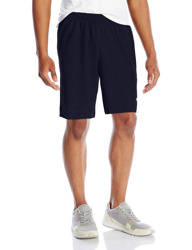 Champion Men's 9" Jersey Short with Pockets Small Navy