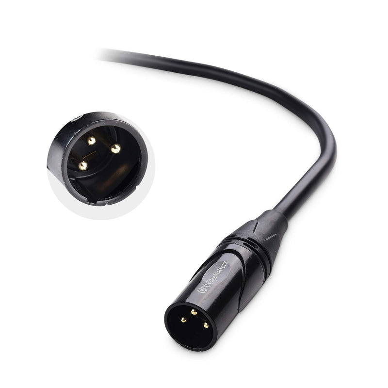 Cable Matters 6.35mm (1/4 Inch) TRS to XLR Cable (XLR to TRS Cable) Male to Male 3 Feet 3 ft