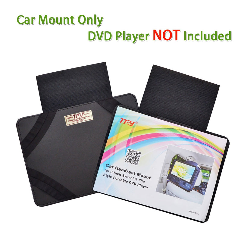TFY Car Headrest Mount for Portable DVD Player - 2 Pieces