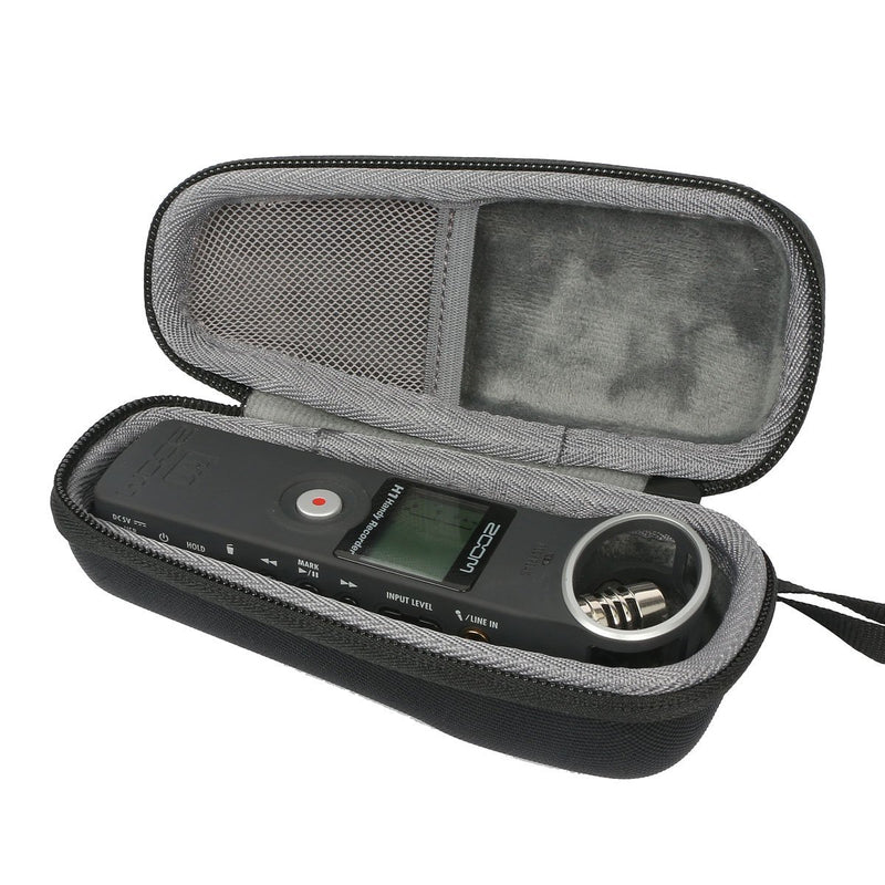 co2crea Hard Carrying Case Replacement for Zoom H1n Portable Recorder Onboard Stereo Microphones Camera Mountable