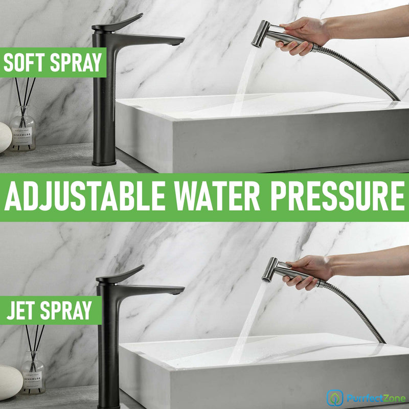 Purrfectzone Bidet Sprayer for Toilet, Handheld Sprayer Kit, Hand Held Bidet, Cloth Diaper Sprayer Set - Easy to Install 1