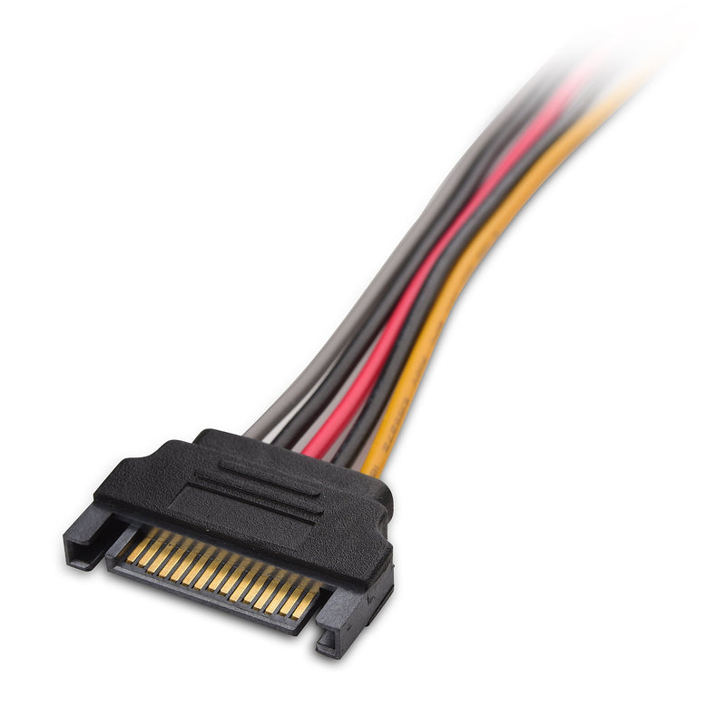 Cable Matters 3-Pack 15 Pin SATA Power Extension Cable 8 Inches