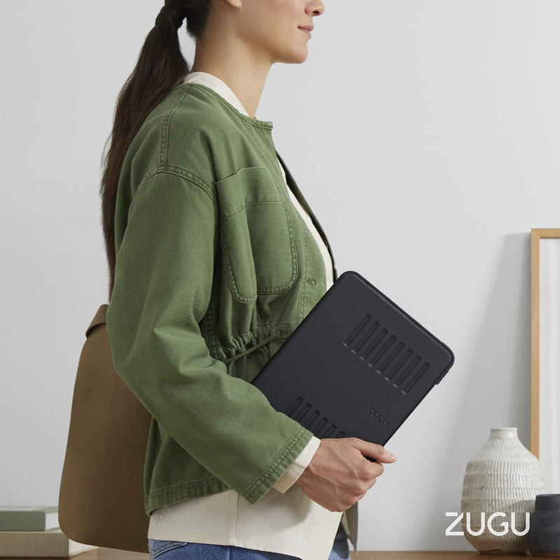 ZUGU CASE for iPad 10.2 Inch 7th / 8th / 9th Gen (2021/2020/2019) Protective, Thin, Magnetic Stand, Sleep/Wake Cover - Black (Model #s A2197 / A2198 / A2200 / A2270 / A2428 / A2429 / A2430) Black - iPad (7th/8th/9th Gen) 10.2 IN