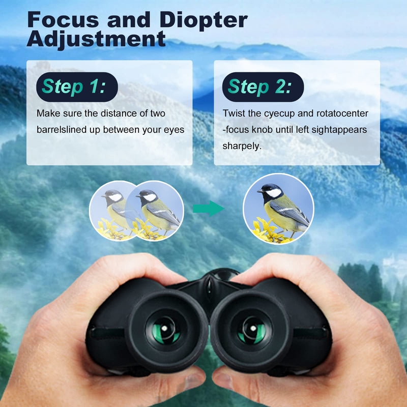 Binoculars 8x25,Compact Binoculars for Adults and Kids,Easy Focus Light Duty binos for Cruise，Bird Watching, Travel, Theatre,Hiking,See exhibits，Observe Flora and Fauna.