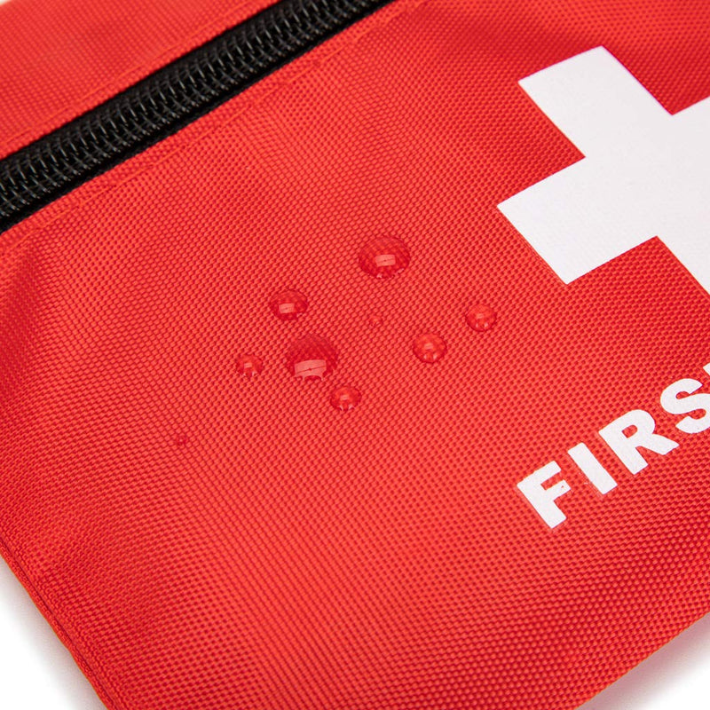 PAXLamb Red First Aid Bag Small First Aid Kit Empty Medical Storage Bag for First Aid Kits Pack Emergency Hiking Backpacking Camping Cycling Travel Car (Red 6.3x4.3" 1PC)