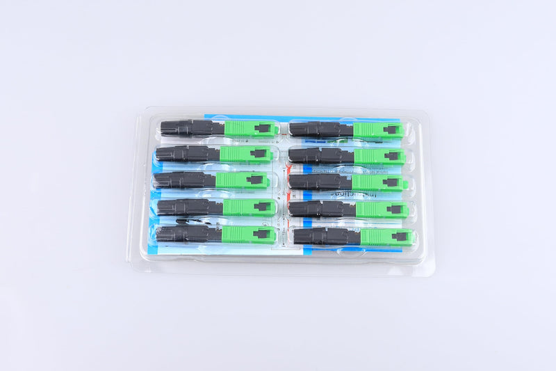 10pcs Singlemode SC APC Quick Connector Cable Optical Fiber Quick Connector