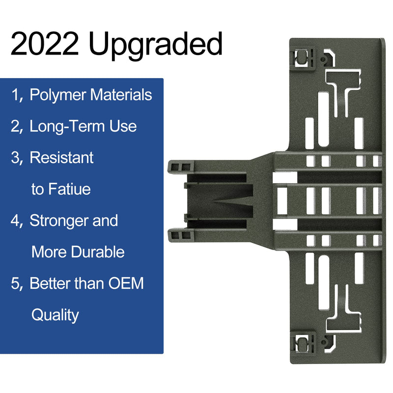 Upgraded 8 Packs Polymer Material W10546503 Upper Rack Adjuster & W10195840 Dishwasher Top Rack Adjuster & W10195839 Rack Adjuster & W10250160 Arm Clip-Lock& Fit Replacement for 665 Dishwasher