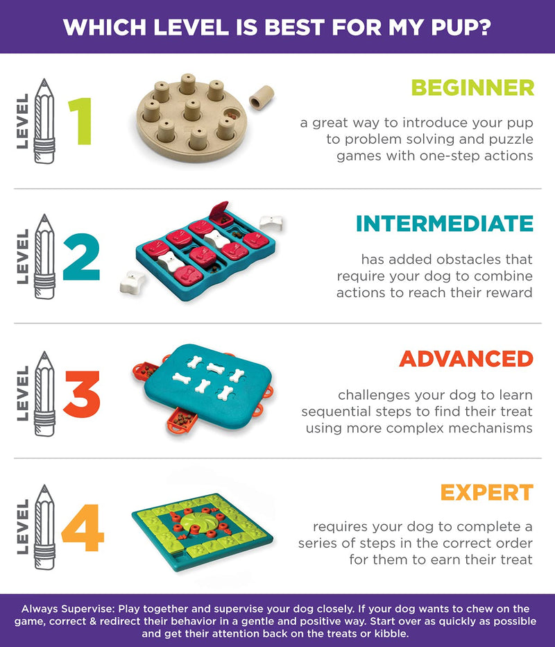 Nina Ottosson By Outward Hound - Interactive Puzzle Game Dog Toys Level 1 (Easy) (Puppy) Smart