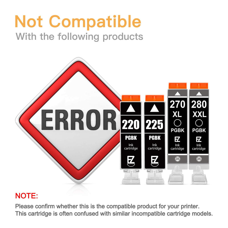 E-Z Ink (TM) Compatible Ink Cartridge Replacement for Canon PGI-250XL CLI-251XL PGI 250 XL CLI 251 XL to use with PIXMA MX922 IP7220 MG5520 MG5420 IX6820 IP8720 MG7520 MG7120 MG6320 Printer (15 Pack)