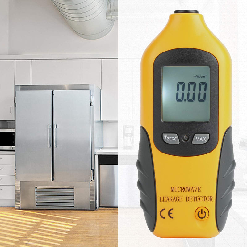 High Precision Microwave Detector HT-M2 Digital LCD Display Microwave Leakage Detector Radiation Meter Tester High Sensitivity to Radiation and Built in Alarm Function