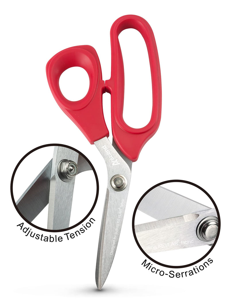 8 inch Carbon Steel Shears - Kevlar, Dyneema, Vectran, Spectra, Technora, Nomex, Innegra, Dacron, Fiberglass, Carbon Fiber, Breathers