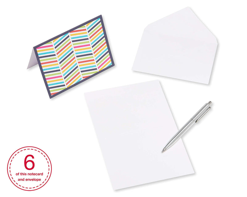 American Greetings Blank Cards with Envelopes, Bright Patterns (30-Count)