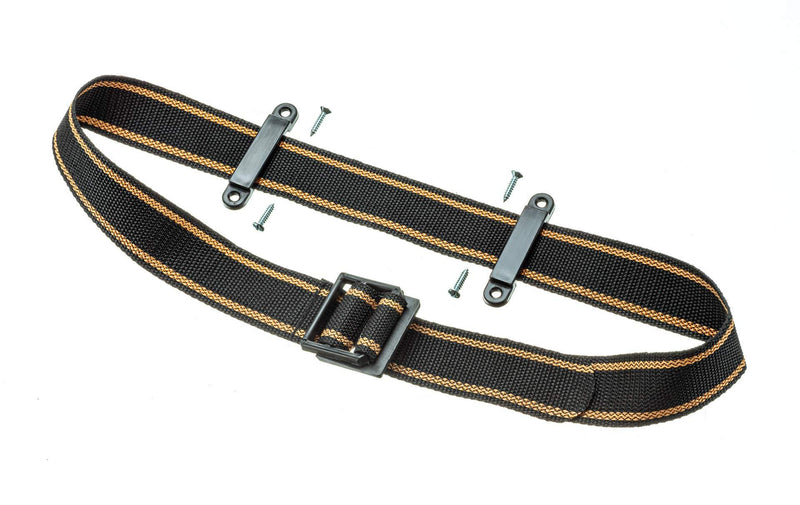 Attwood 9013-3 Battery Box Hold-Down Strap Kit â€” Medium, Strap with Firm-Grip Buckles, Footman Clamps, Screws Included