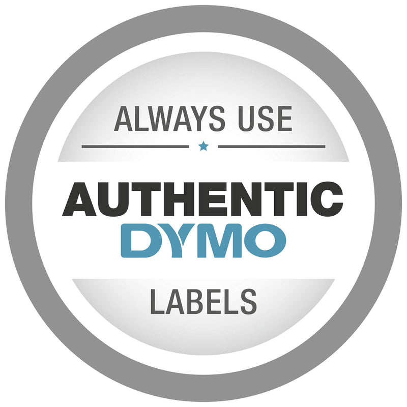 DYMO LetraTag Labeling Tape for LetraTag Label Makers, Black Print on Metallic Silver Tape, 1/2'' W x 13' L, 1 roll (91338)