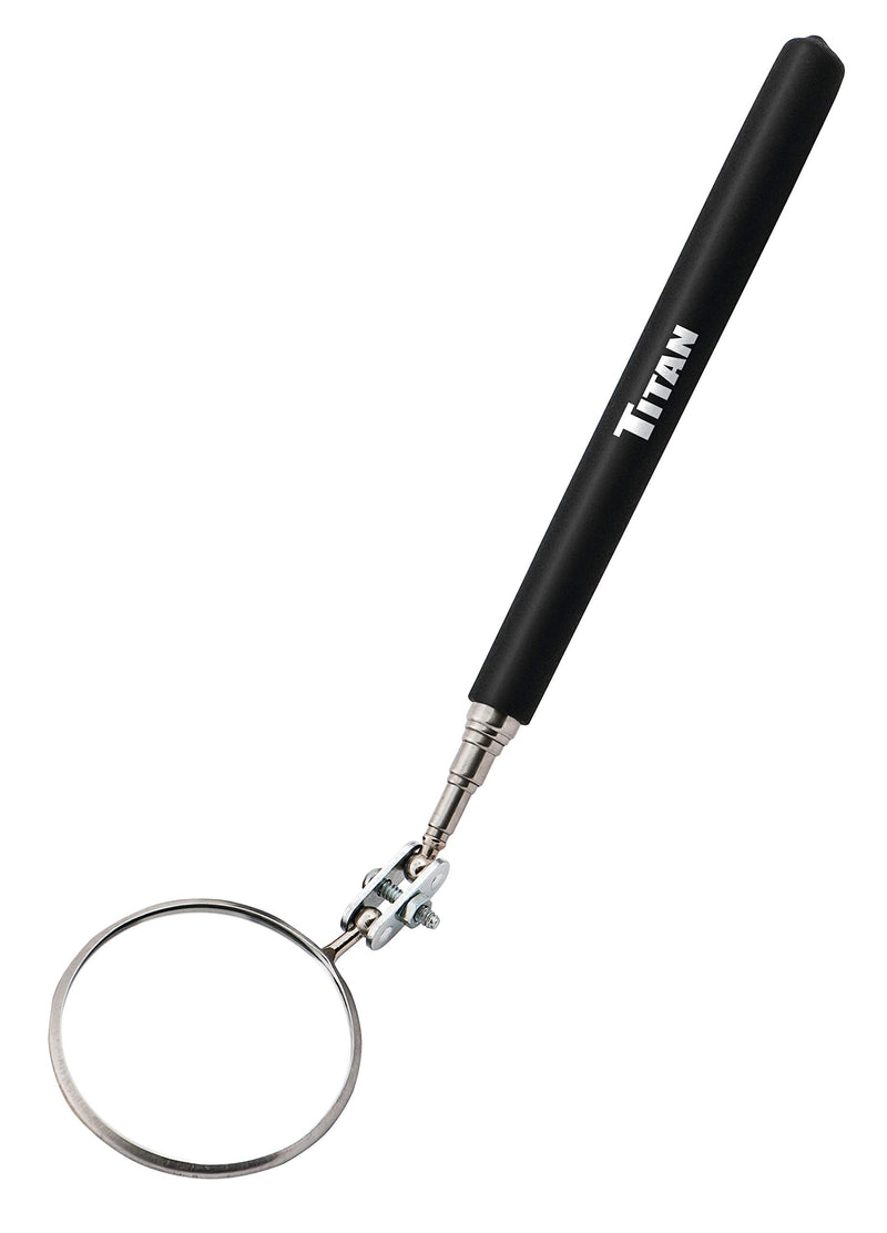 Titan 11186 Telescoping Inspection Mirror Round - Extends to 28-1/2"