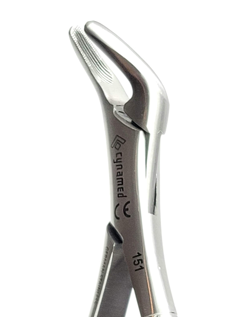 German Dental Extracting Forceps #151-Lower Bicuspid, Lower Incisor, Lower Root, Universal Extraction Forceps Dental Instruments -Cynamed