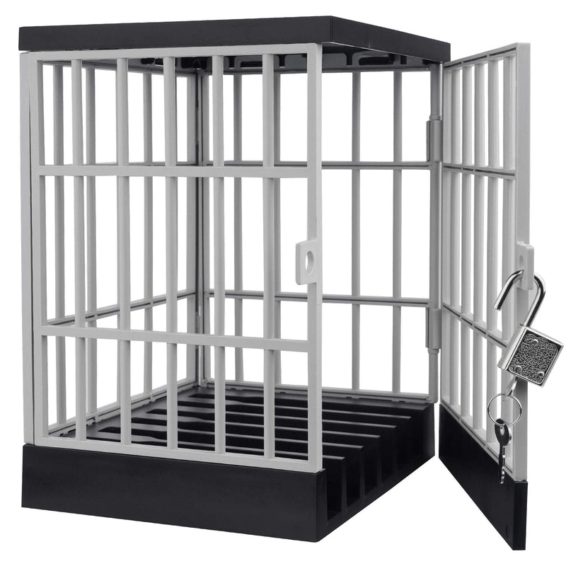 Gemaxvoled Mobile Phone Jail Cell Phones Prison Lockable Cage- Classroom Family Time Party Black