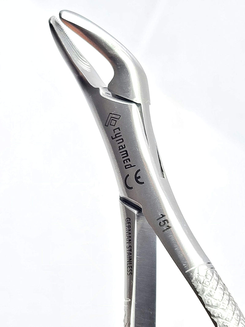 German Dental Extracting Forceps #151-Lower Bicuspid, Lower Incisor, Lower Root, Universal Extraction Forceps Dental Instruments -Cynamed